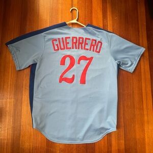 Montreal Expos MLB Vladimir Guerrero Sr Jersey